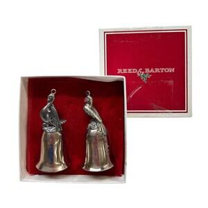 Reed & Barton Twelve Days Bells Silverplate Partridge Turtledove Vintage